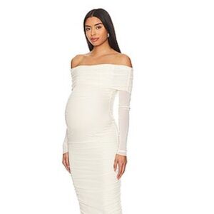 Bump Suit white maternity dress